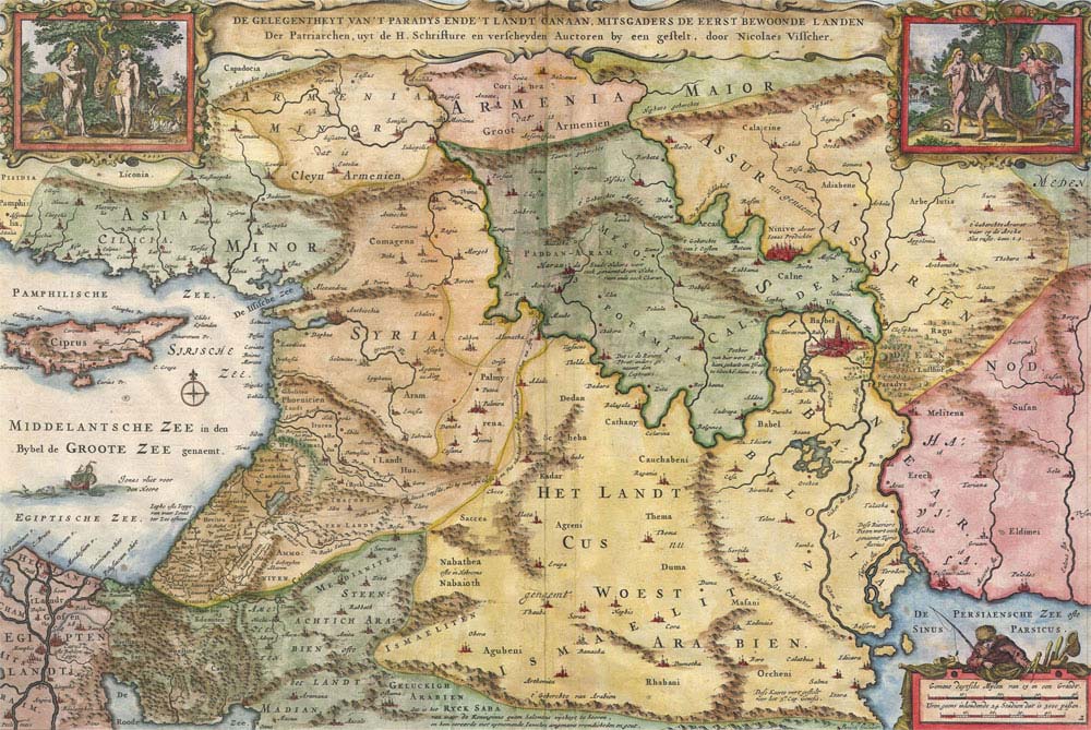 Map of the Holy Land